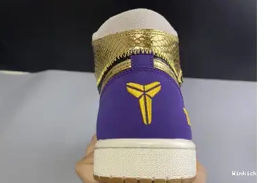  GOLD OG UNION PURPLE 1 “MAMBA” JORDAN HIGH X BLACK AIR 555088-171 0527